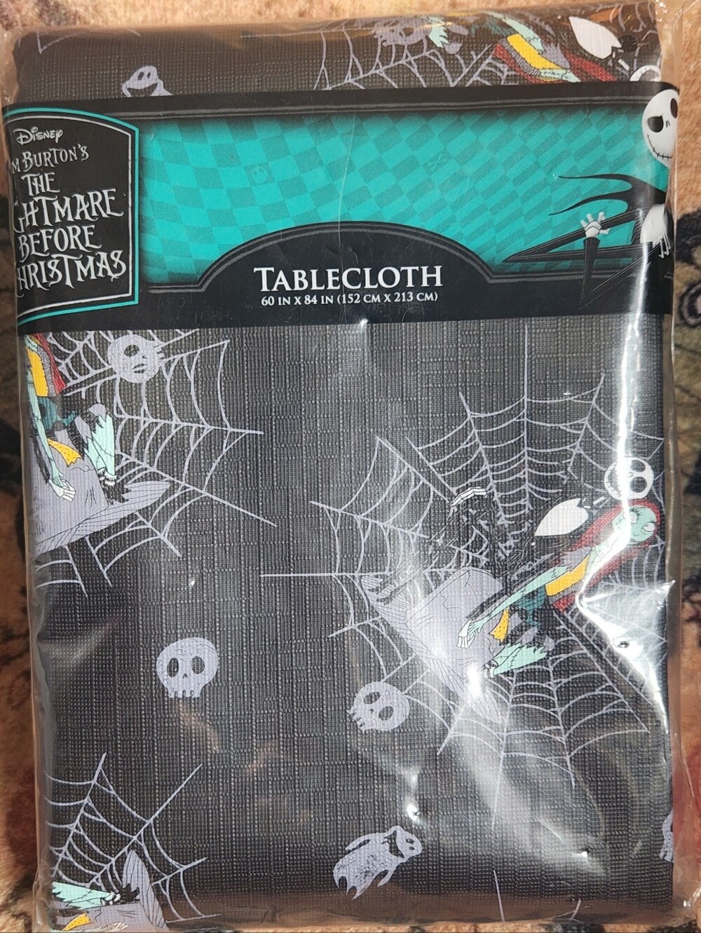 NWT Nightmare Before Christmas Tablecloth